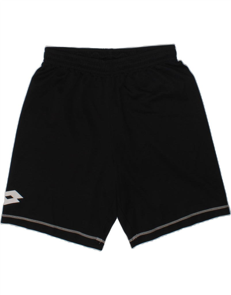 LOTTO Boys Sport Shorts 11-12 Years Small  Black | Vintage Lotto | Thrift | Second-Hand Lotto | Used Clothing | Messina Hembry 