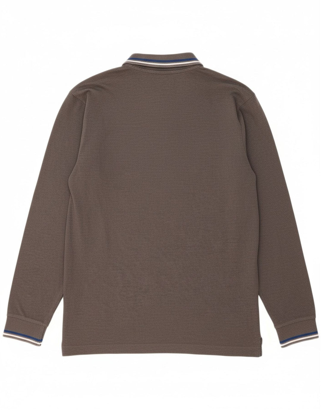 KAPPA Mens Long Sleeve Polo Shirt 2XL Grey Cotton