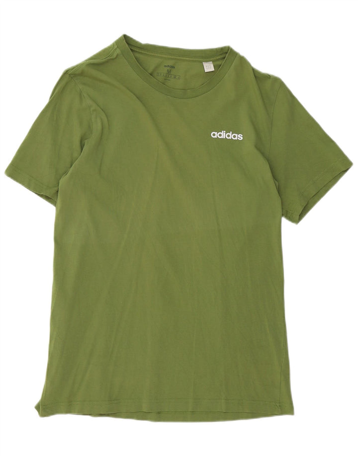 Adidas Mens T-Shirt Top Medium Green
