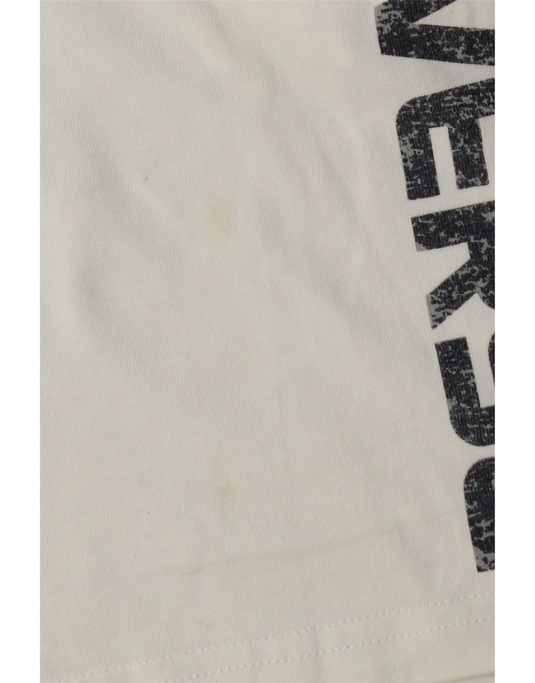 Converse Mens Graphic Sport Shorts Small White Cotton