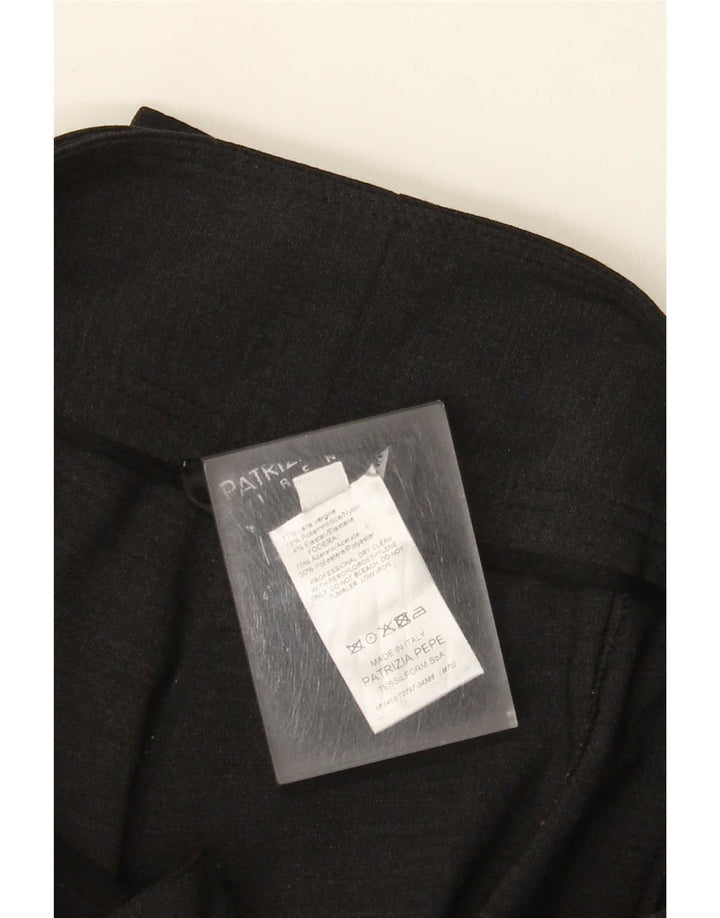 Patrizia Pepe Womens Capri Trousers IT 42 Medium W30 L19 Grey Wool