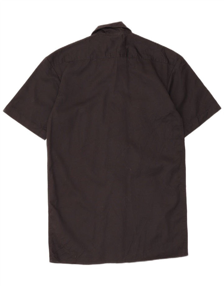 Dickies Mens Short Sleeve Shirt XS Black Polyester