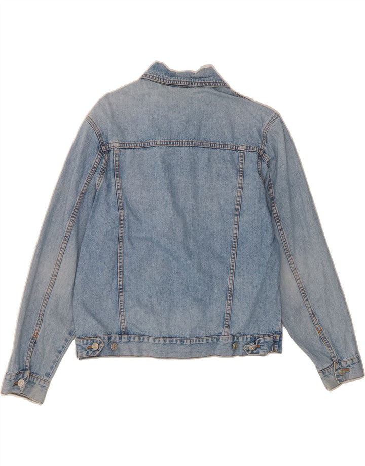 CRAZY WORLD Womens Denim Jacket IT 42 Medium Blue Cotton Vintage Crazy World and Second-Hand Crazy World from Messina Hembry 