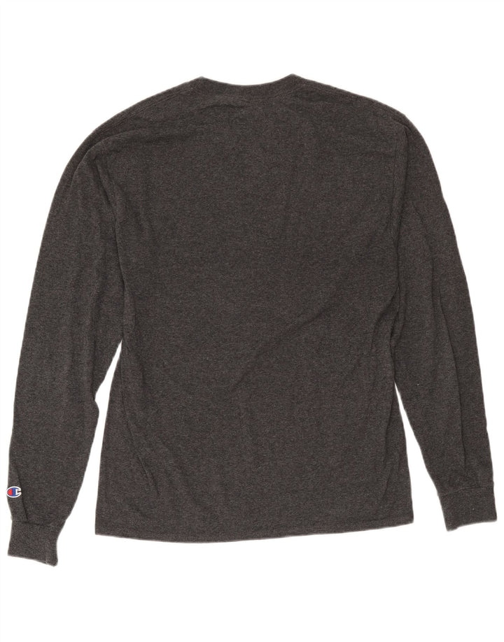 Champion Mens UCF Knights Graphic Top Long Sleeve Medium Grey