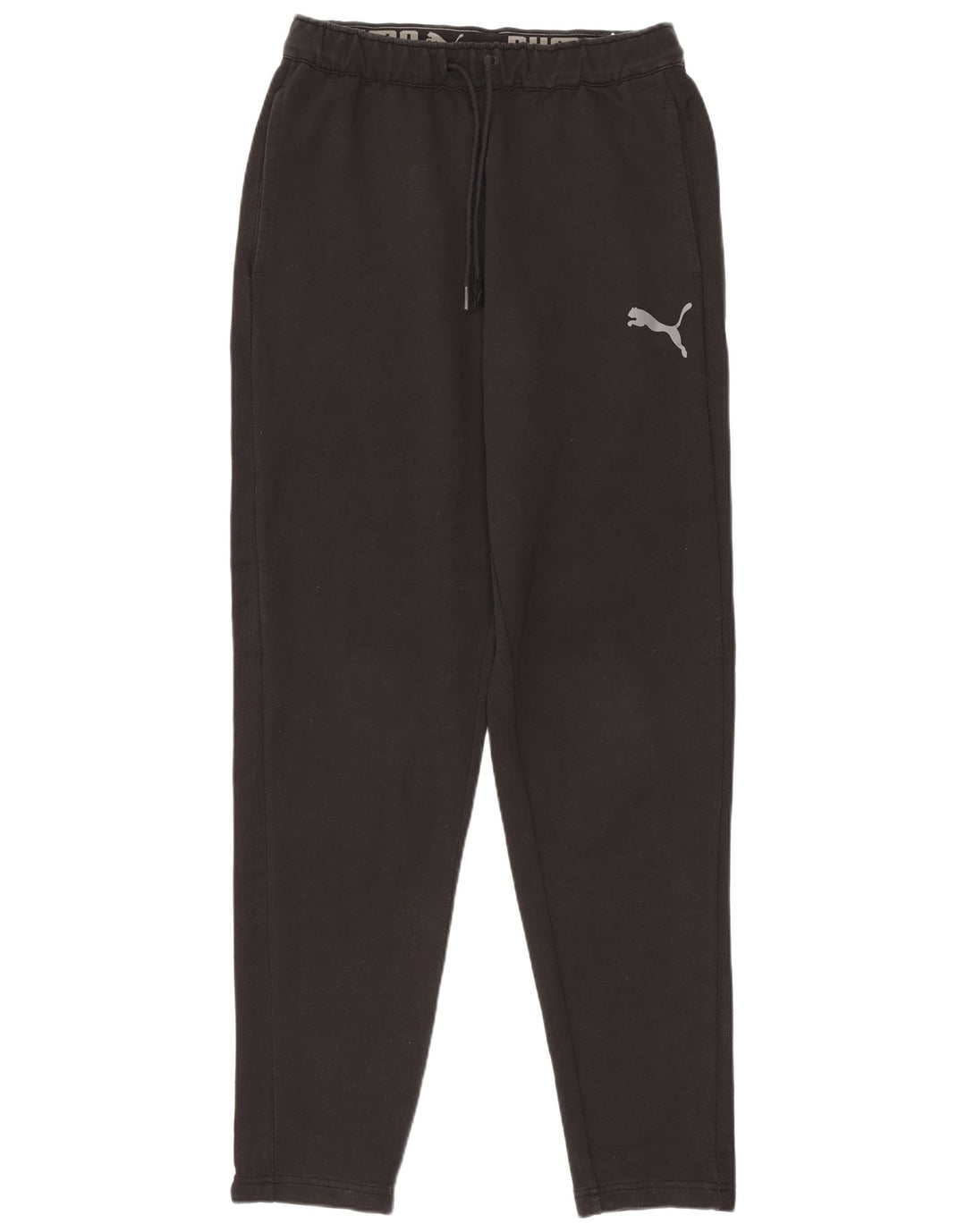 Puma Mens Tracksuit Trousers Small Black Cotton