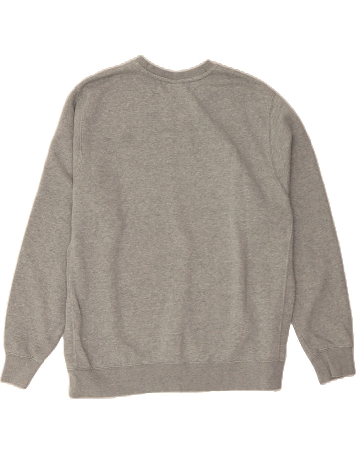 NIKE Mens Sweatshirt Jumper Large Grey Cotton