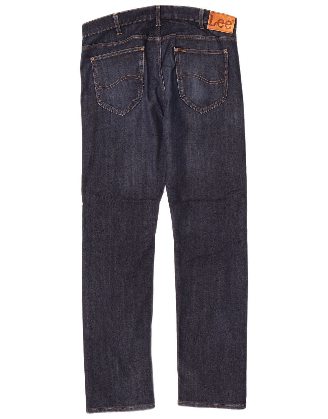 Lee Mens Daren Straight Jeans W36 L34 Navy Blue Cotton