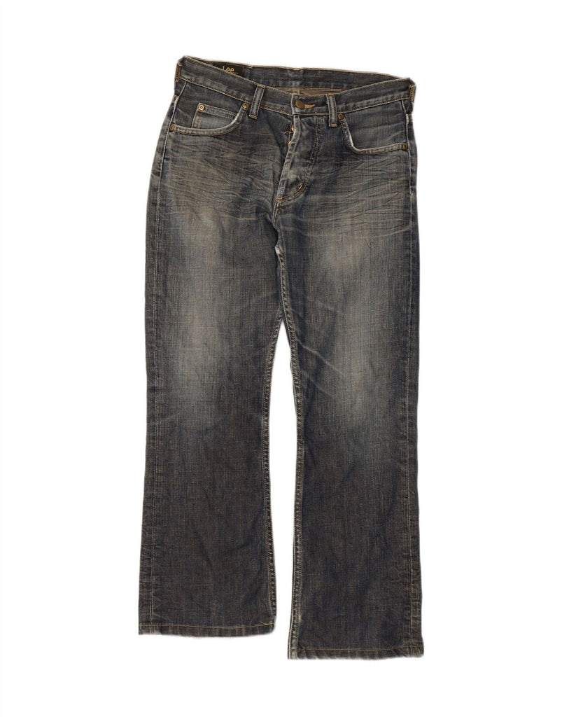 LEE Mens Denver Bootcut Cropped Jeans W30 L25 Blue Cotton Vintage Lee and Second-Hand Lee from Messina Hembry 