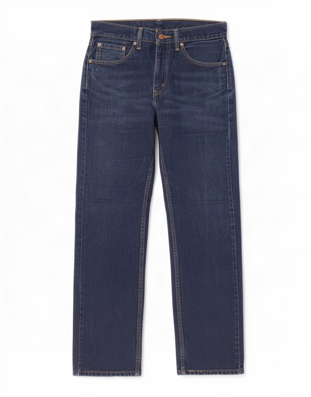 Levi's Mens 505 Straight Jeans W30 L32 Blue Cotton