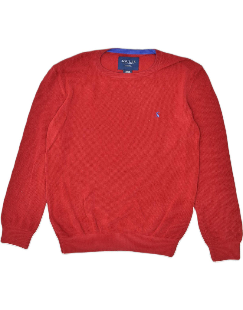 JOULES Mens Crew Neck Jumper Sweater Medium Red Cotton | Vintage | Thrift | Second-Hand | Used Clothing | Messina Hembry 