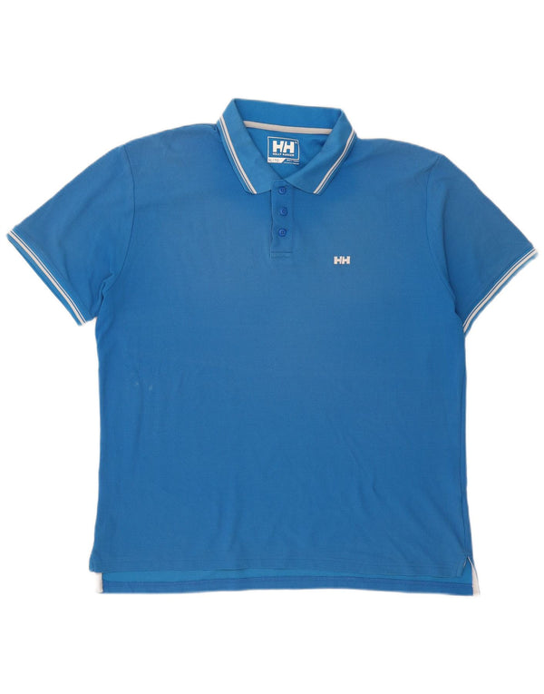 Helly Hansen Mens Polo Shirt XL Blue