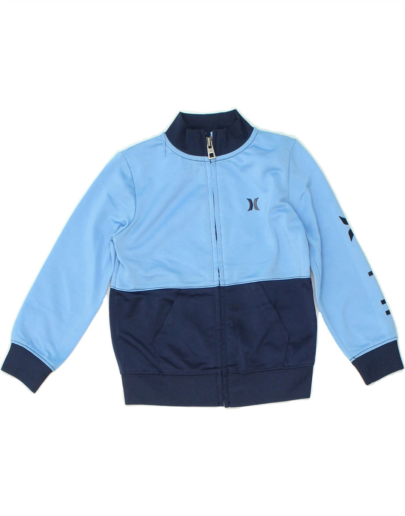 HURLEY Boys Graphic Tracksuit Top Jacket 2-3 Years Blue Colourblock | Vintage Hurley | Thrift | Second-Hand Hurley | Used Clothing | Messina Hembry 