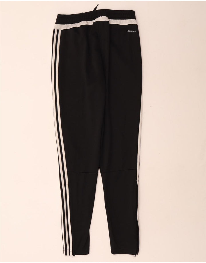 Adidas Mens Climacool Tracksuit Trousers Small Black Colourblock Polyester