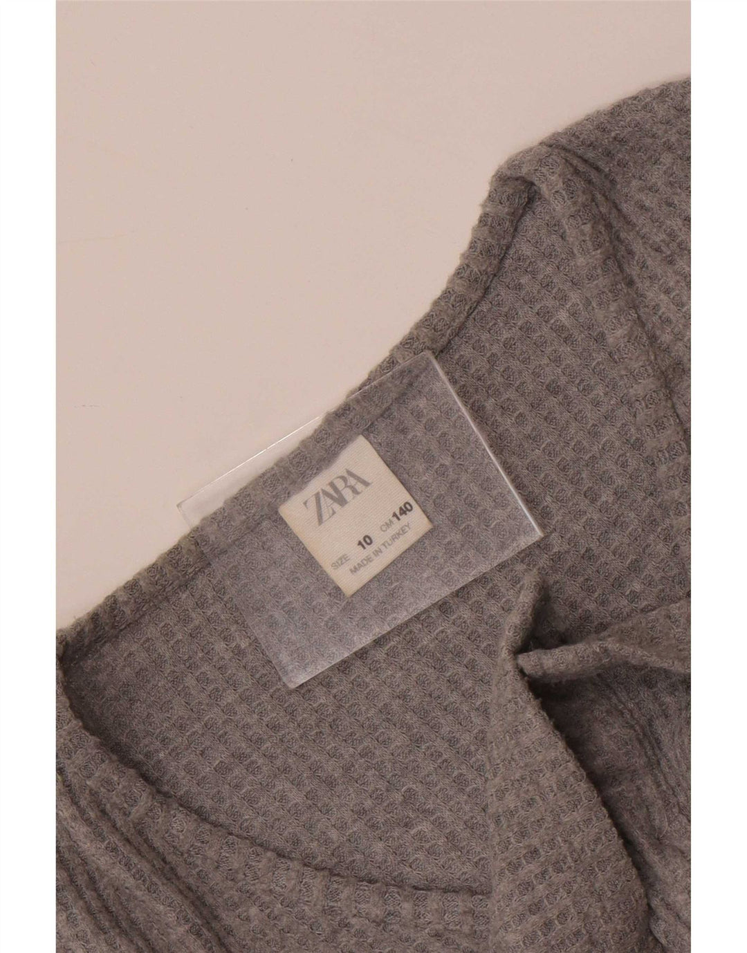 Zara Girls Crop Top 9-10 Years Grey