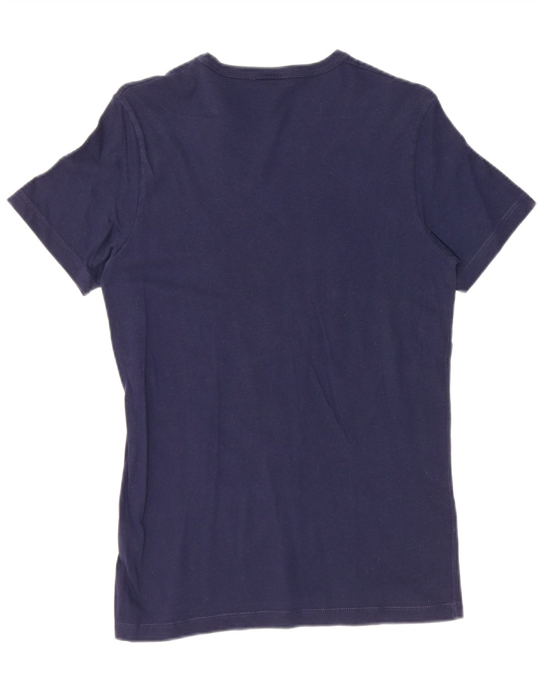 BENETTON Womens Peanuts Graphic T-Shirt Top UK 10 Small Navy Blue Cotton