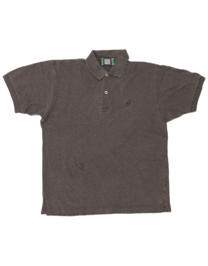 Sergio Tacchini Mens Polo Shirt XS Grey Cotton