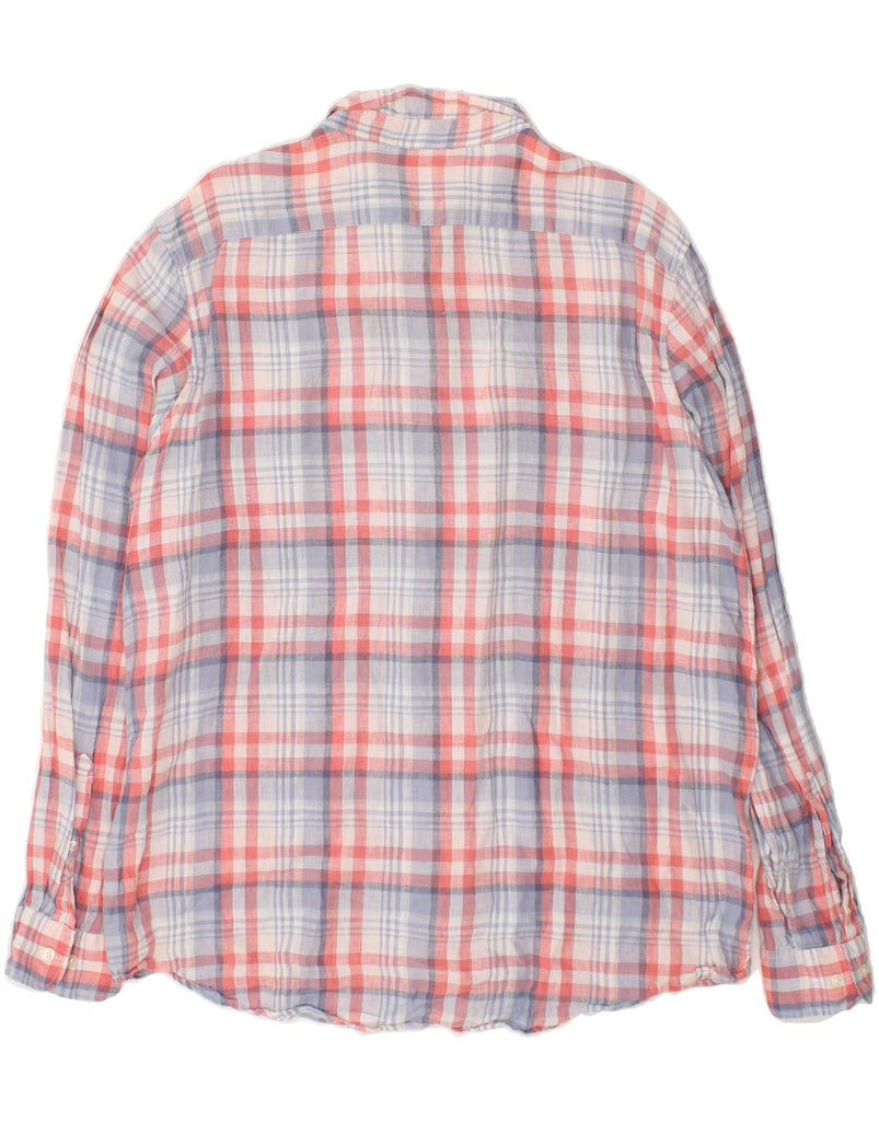 MICHAEL KORS Mens Classic Fit Shirt XL Multicoloured Check Cotton | Vintage Michael Kors | Thrift | Second-Hand Michael Kors | Used Clothing | Messina Hembry 