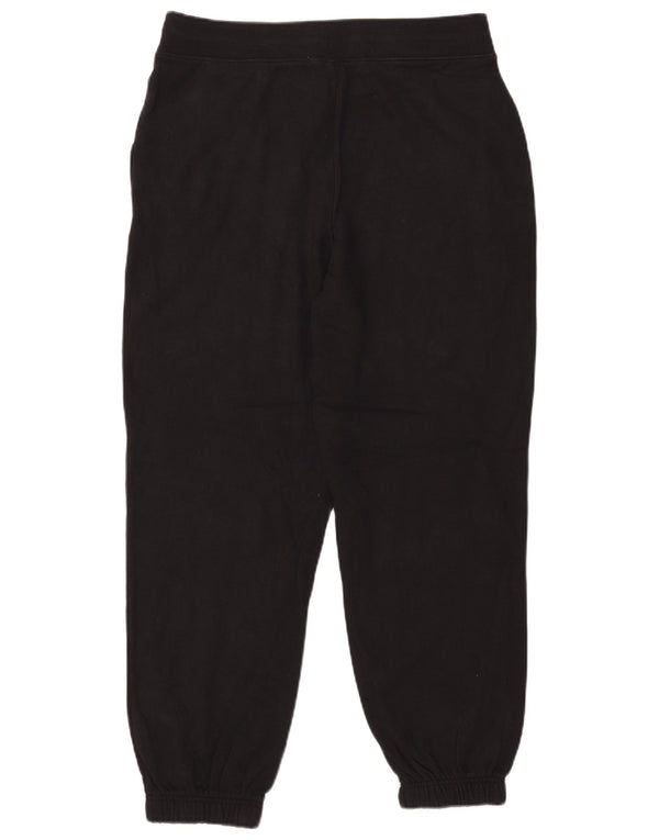 Marks & Spencer Womens Tracksuit Trousers Joggers UK 14 Large Black Cotton