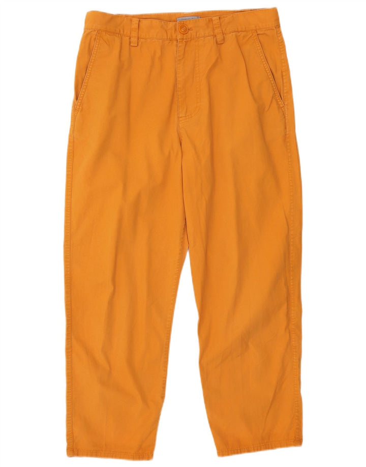 Cos Womens Pegged Cropped Trousers EU 38 Medium W32 L23 Yellow