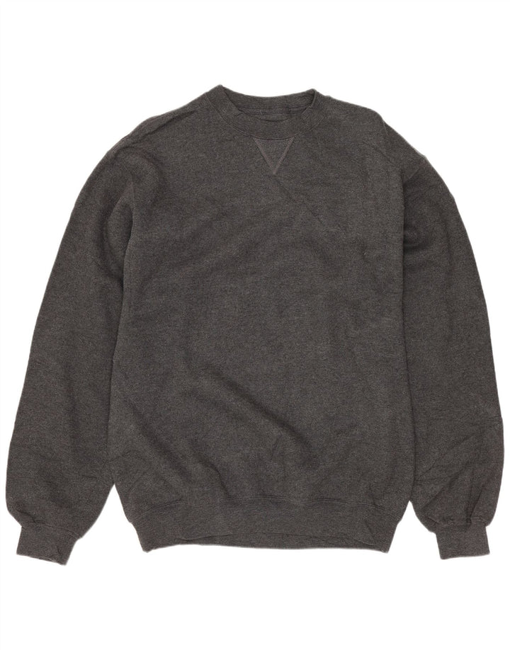 RUSSELL ATHLETIC Mens Sweatshirt Jumper Large Grey Cotton