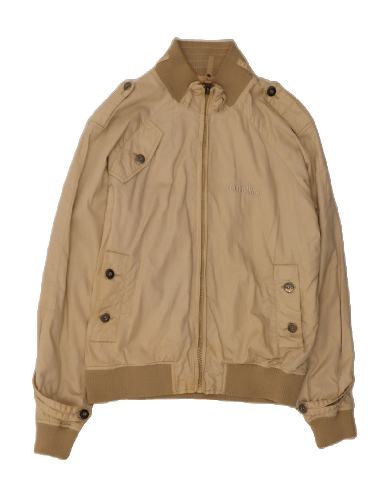 AMERICANINO Womens Bomber Jacket UK 16 Large Beige Cotton Vintage Americanino and Second-Hand Americanino from Messina Hembry 