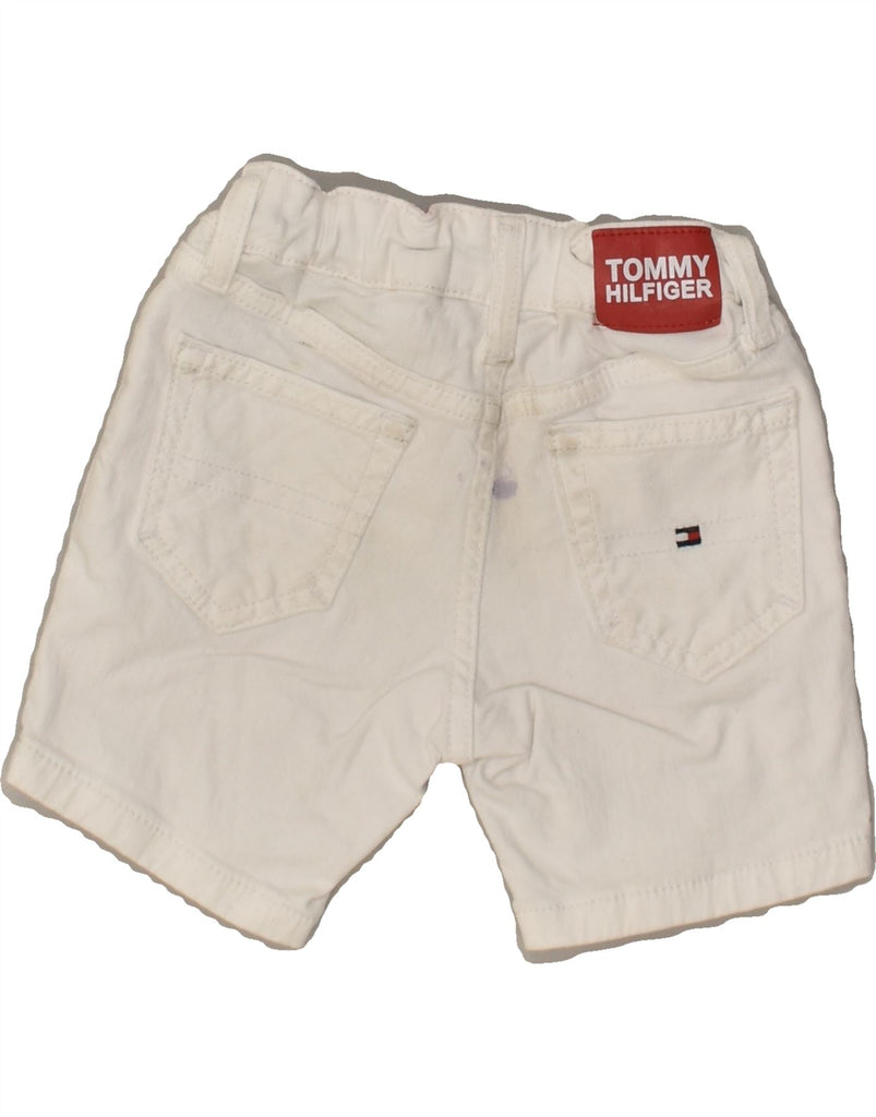 TOMMY HILFIGER Boys Denim Shorts 3-4 Years W20  White Cotton | Vintage Tommy Hilfiger | Thrift | Second-Hand Tommy Hilfiger | Used Clothing | Messina Hembry 