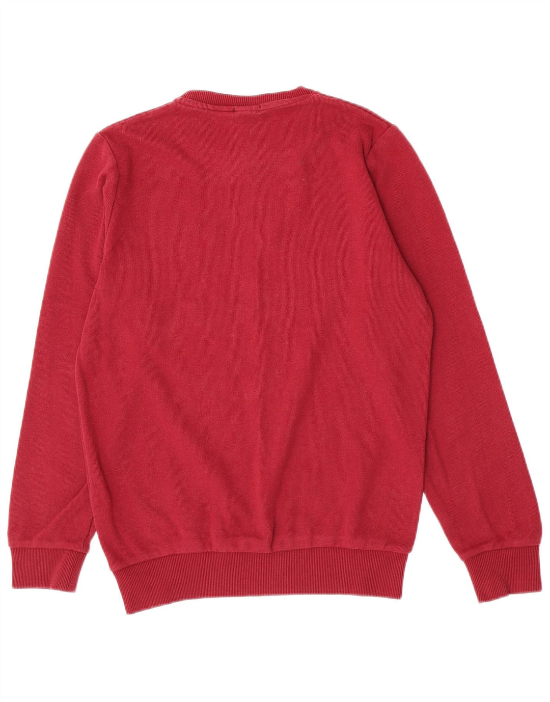 Hugo Boss Mens Regular Fit Sweatshirt Jumper Large Burgundy Cotton