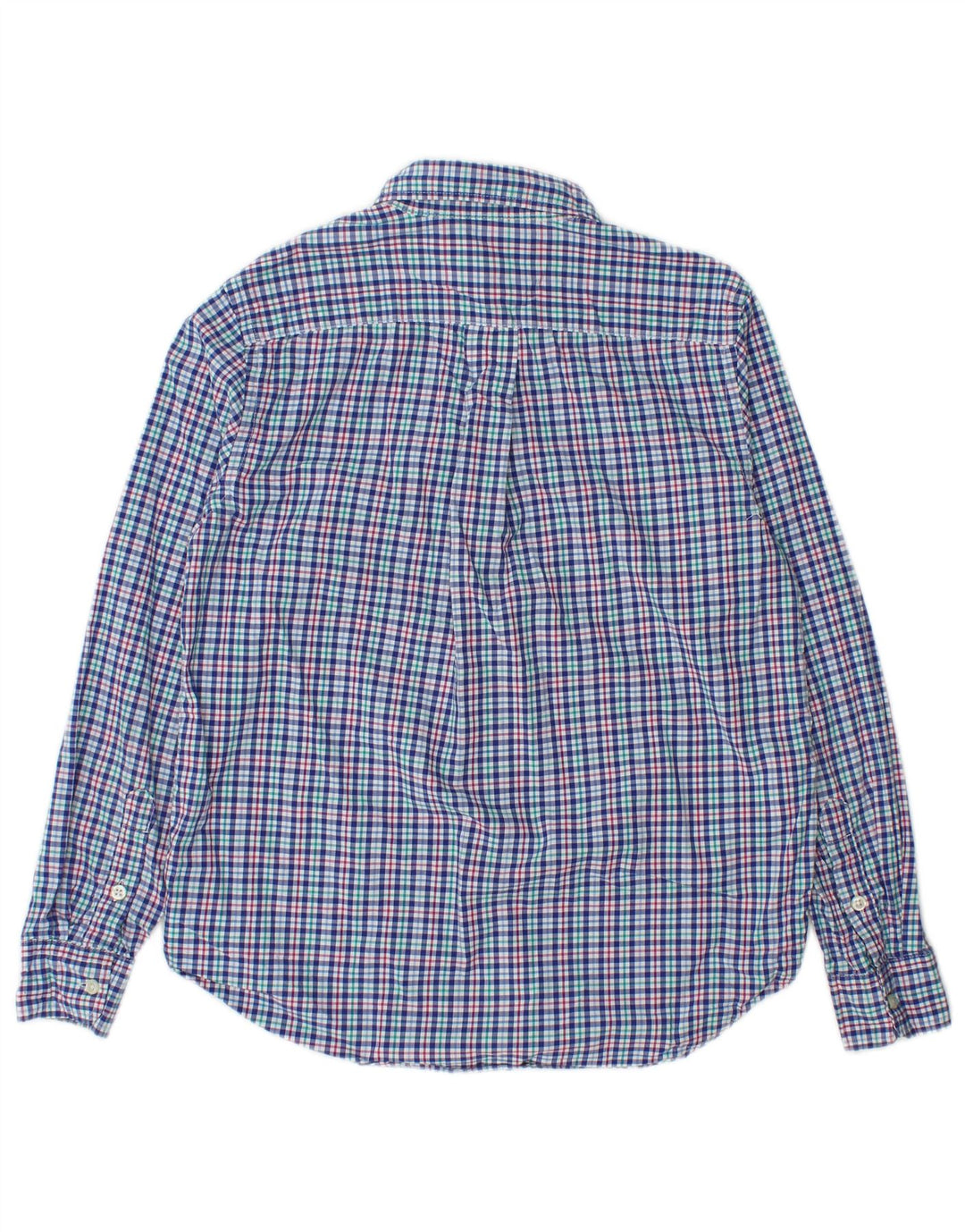 Ralph Lauren Boys Shirt 13-14 Years Blue Gingham Cotton