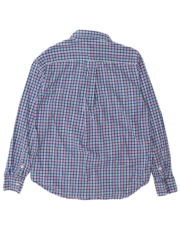 Ralph Lauren Boys Shirt 13-14 Years Blue Gingham Cotton