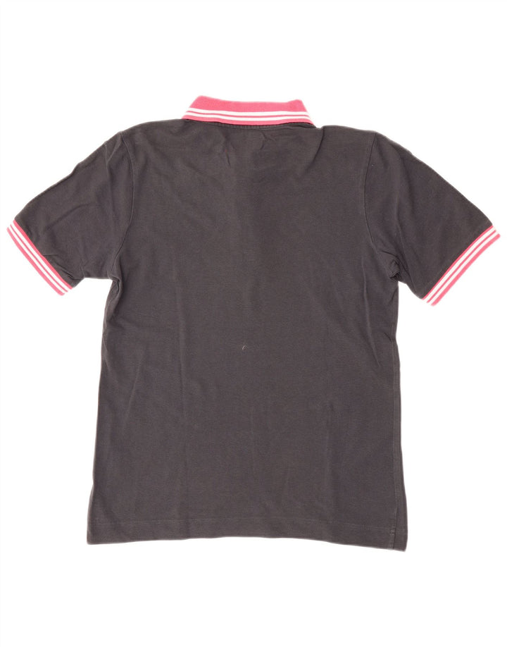 Kappa Mens Rugby Polo Shirt Small Black Cotton
