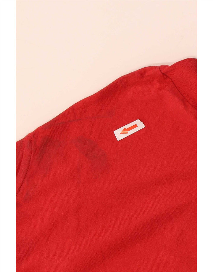 Champion Mens Graphic T-Shirt Top Medium Red