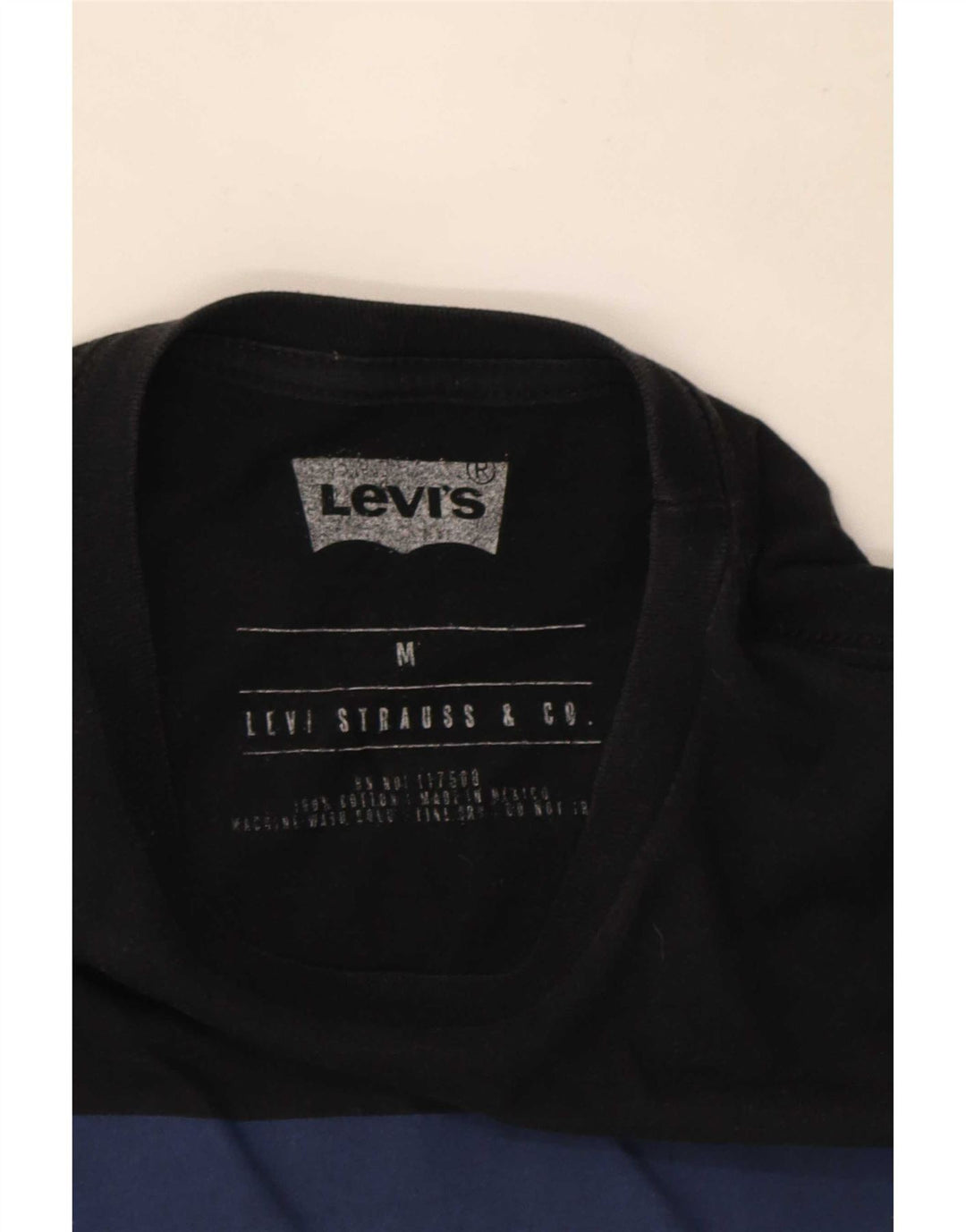 Levi's Mens Graphic T-Shirt Top Medium Black