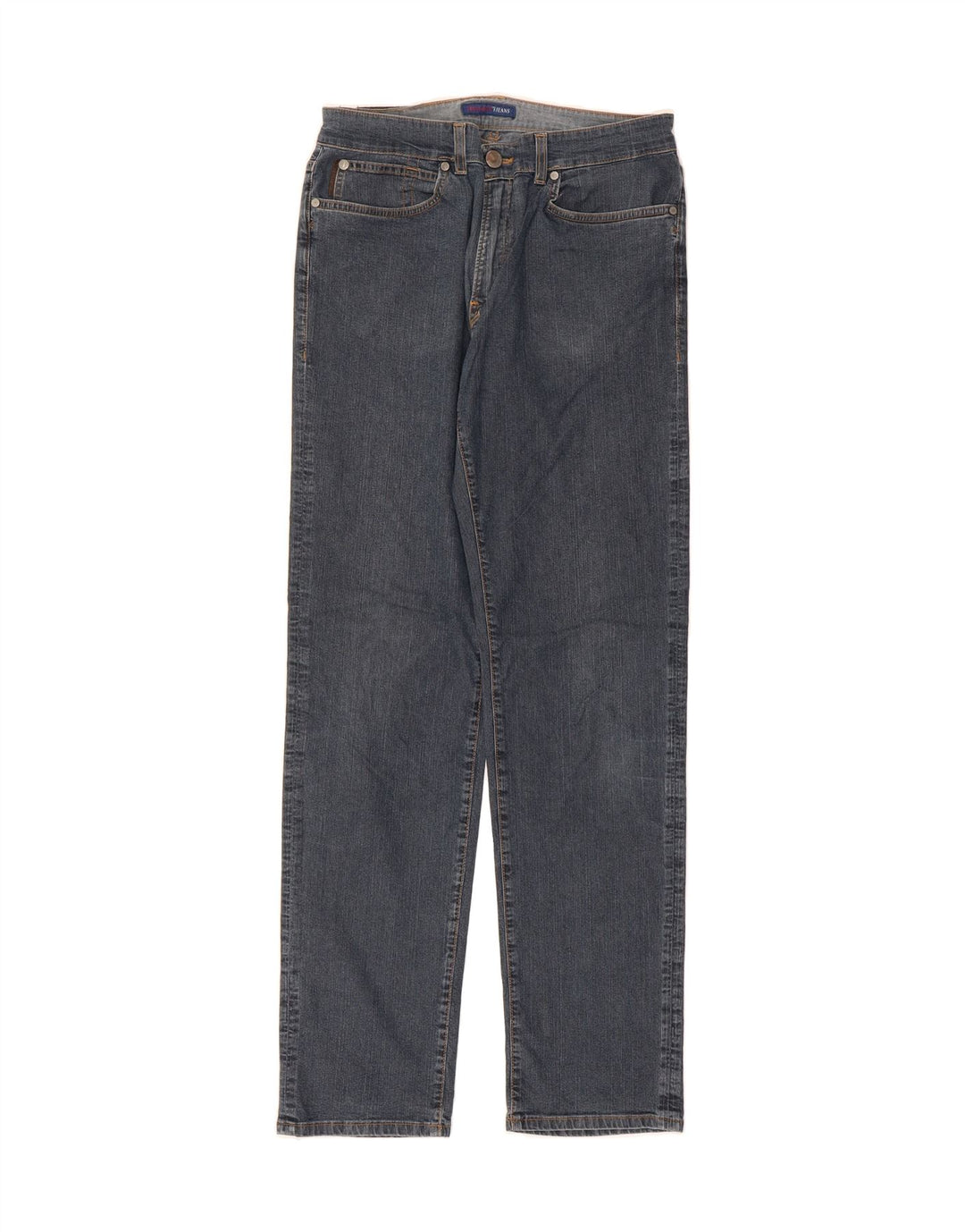 TRUSSARDI Mens Straight Jeans W35 L33 Blue Cotton Vintage Trussardi and Second-Hand Trussardi from Messina Hembry 