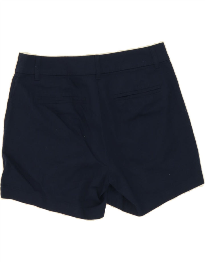 J. CREW Womens Chino Shorts US 4 Small W30 Navy Blue Cotton Vintage J. Crew and Second-Hand J. Crew from Messina Hembry 