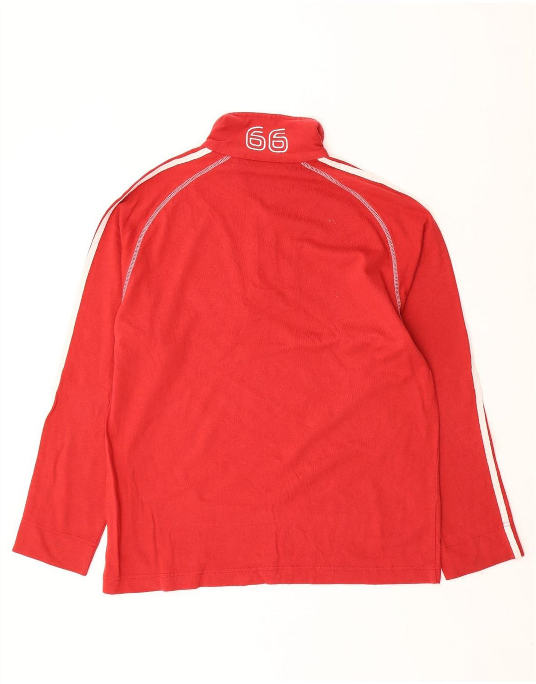 SERGIO TACCHINI Mens Graphic Zip Neck Pullover Tracksuit Top Large Red