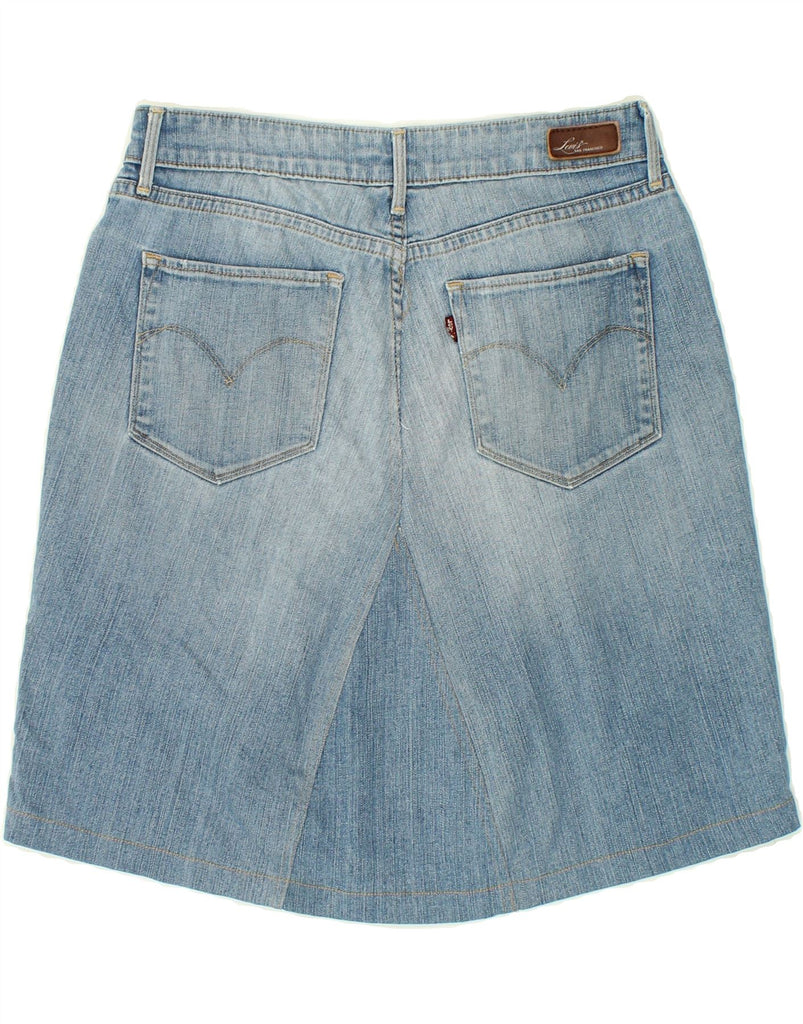 LEVI'S Womens Bold Curve Denim Skirt W30 Medium Blue Cotton Vintage Levi's and Second-Hand Levi's from Messina Hembry 