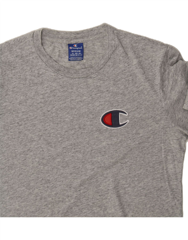 CHAMPION Mens T-Shirt Top Medium Grey Cotton Vintage Champion and Second-Hand Champion from Messina Hembry 