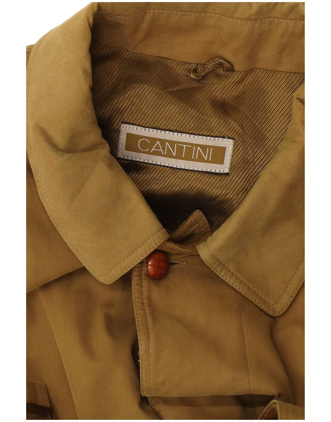 Vintage Mens Trench Coat UK 42 XL Beige