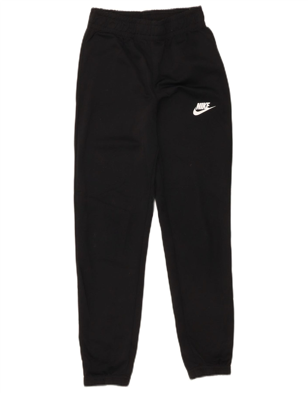 Nike Girls Tracksuit Trousers Joggers 8-9 Years Small  Black Polyester