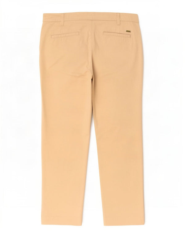 Tommy Hilfiger Womens Crop Chino Trousers US 10 Large W32 L25 Beige
