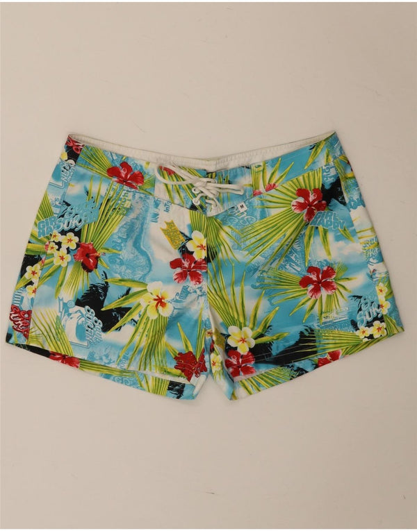 O'Neill Womens Graphic Swimming Shorts UK 14 Medium Multicoloured Floral