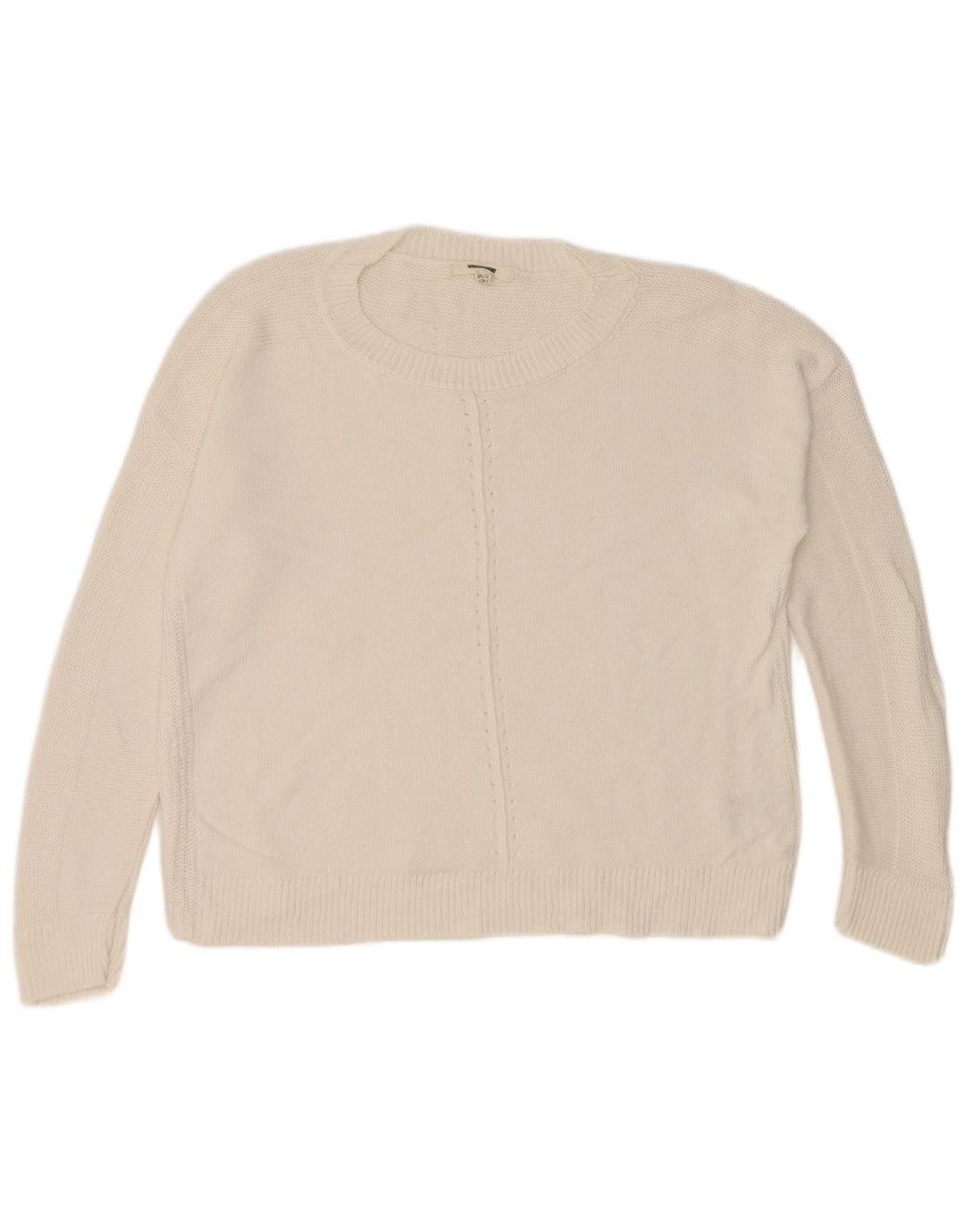 White Stuff Womens Boat Neck Jumper Sweater UK 12 Medium Cotton
