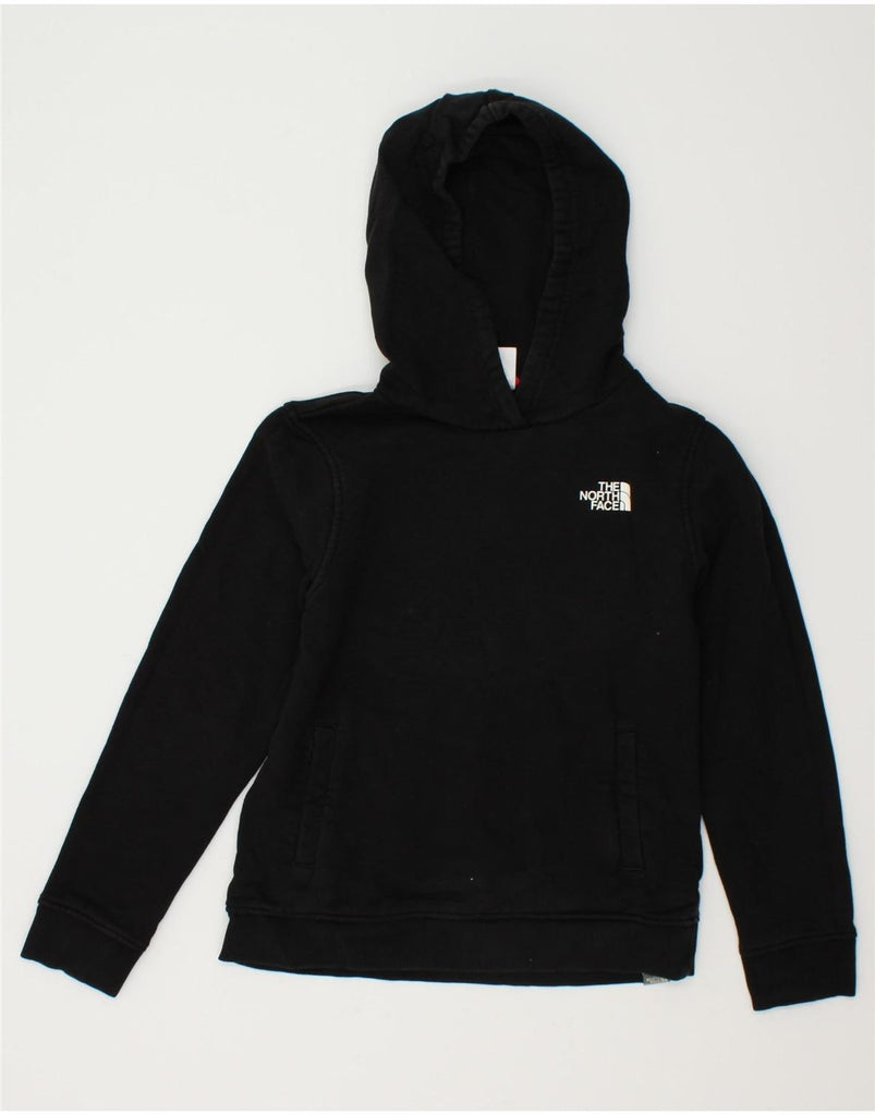 THE NORTH FACE Boys Graphic Hoodie Jumper 10-11 Years XL Black Cotton Vintage The North Face and Second-Hand The North Face from Messina Hembry 