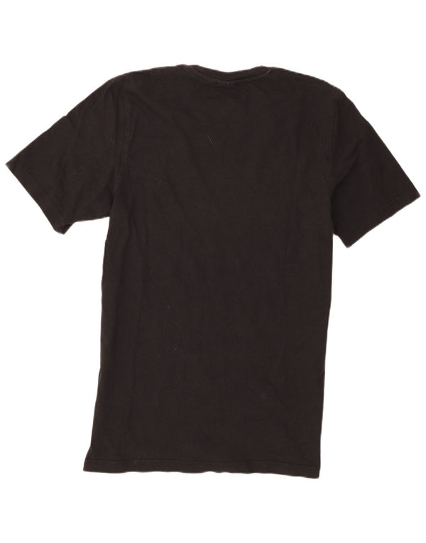 Adidas Mens Graphic T-Shirt Top Medium Black Cotton
