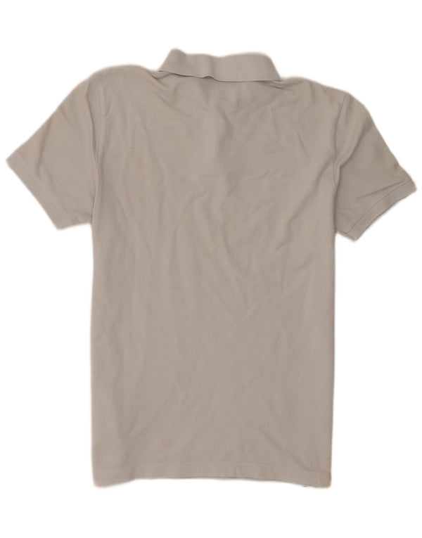 Aquascutum Mens Polo Shirt Medium Grey Cotton