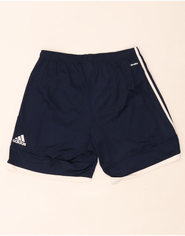Adidas Mens Climalite Sport Shorts Large Navy Blue Polyester