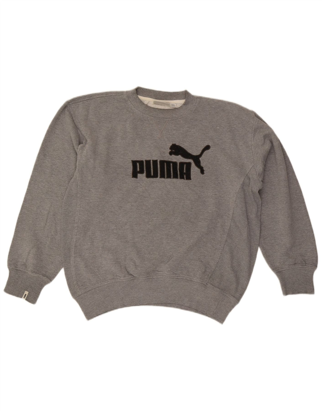 PUMA Mens Graphic Sweatshirt Jumper Medium Grey
