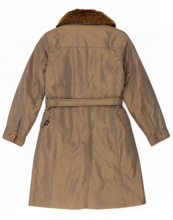 Gianfranco Ferre Womens Trench Coat UK 12 Medium Grey