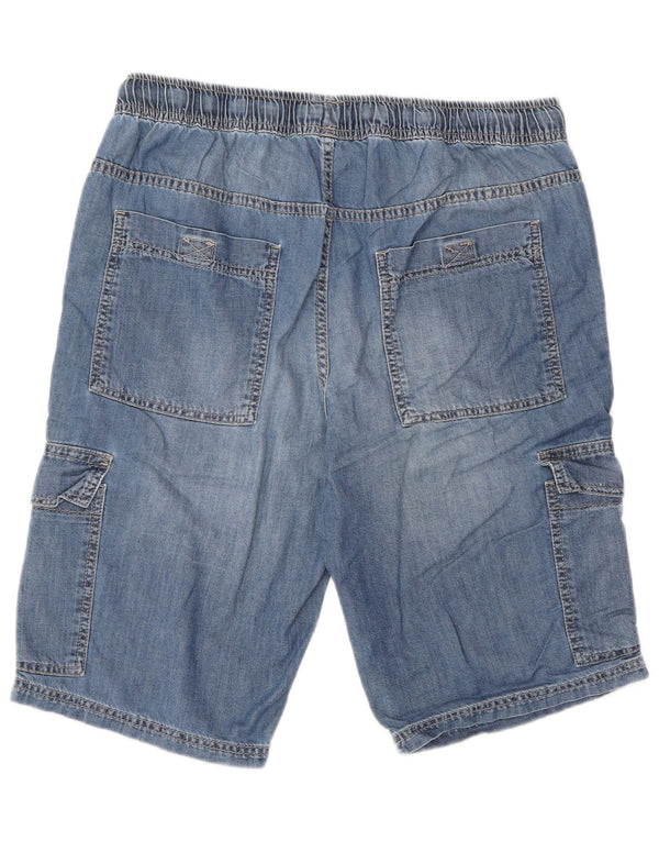 Carrera Mens 629 Cargo Denim Shorts IT 48 Medium W32 Blue Cotton