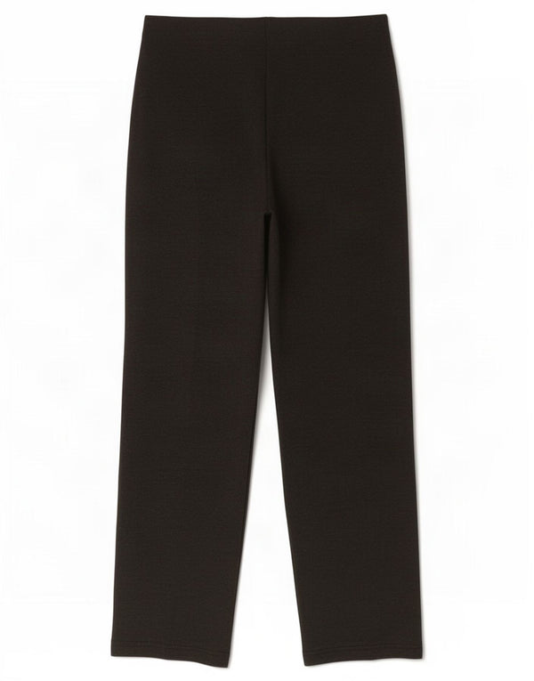 Marks & Spencer Womens Straight Casual Trousers UK 12 Medium W30 L28 Grey